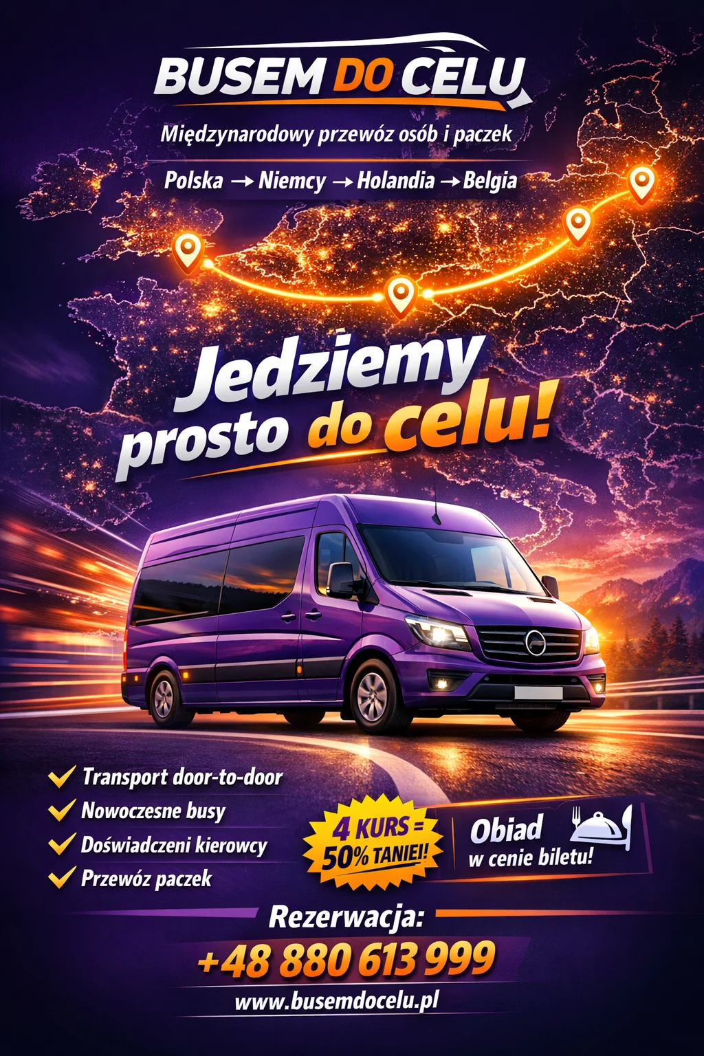 Busemdocelu.pl Busy do Holandii Niemiec i Belgii